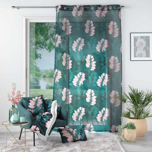 Perdea verde-închis 140x280 cm Belline – douceur d'intérieur-image-2