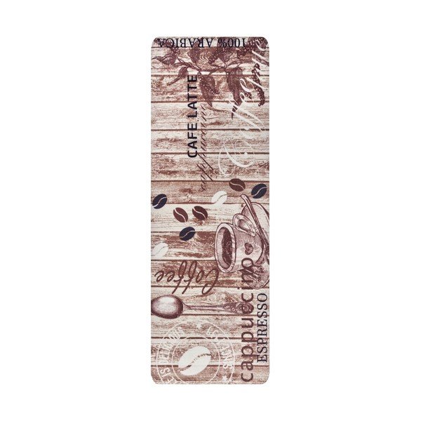 Covor tip traversă de bucătărie Hanse Home  Delicious Coffee, 67x180 cm, maro