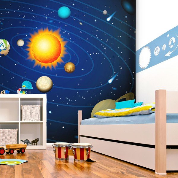 Tapet în format mare Artgeist Solar System, 200 x 154 cm-image-1