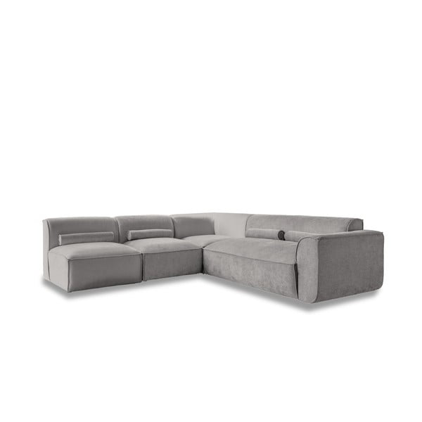 Colțar gri deschis (cu colț pe partea stângă ) Flex Felix – Miuform