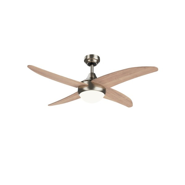 Plafonieră în culoare naturală deschisă cu temporizator/cu ventilator ø 13 cm Achilia – SULION