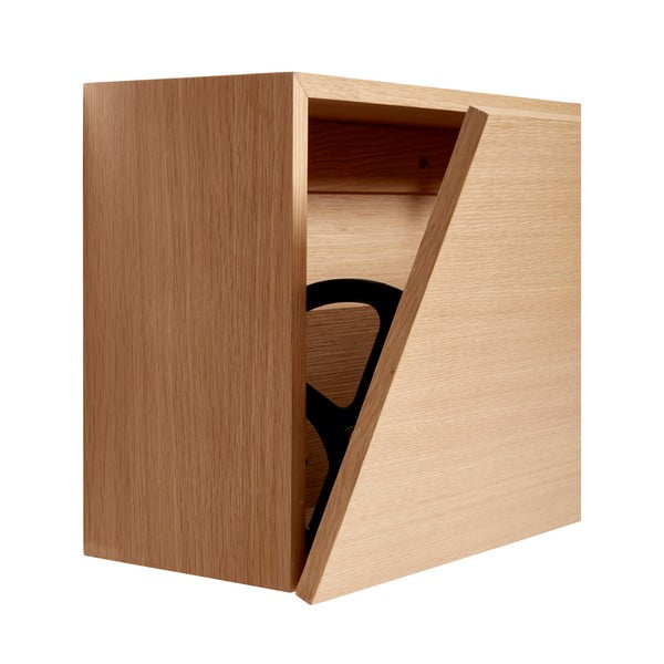 Pantofar cu deschidere înclinată de perete din lemn de stejar Collect – Hübsch-image-4