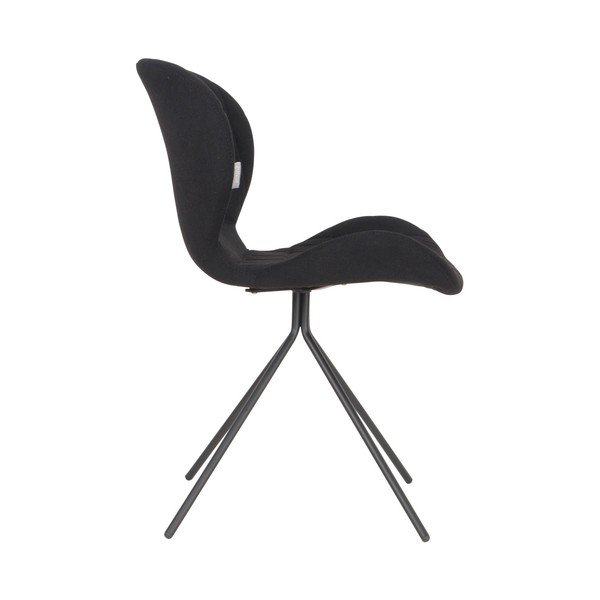 Set 2 scaune Zuiver OMG, negru-image-1