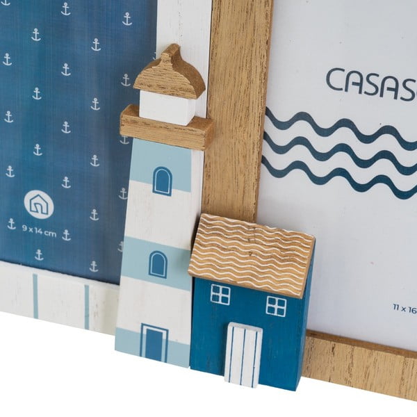 Ramă foto de suspendat din sticlă 43x27 cm Houses – Casa Selección-image-3