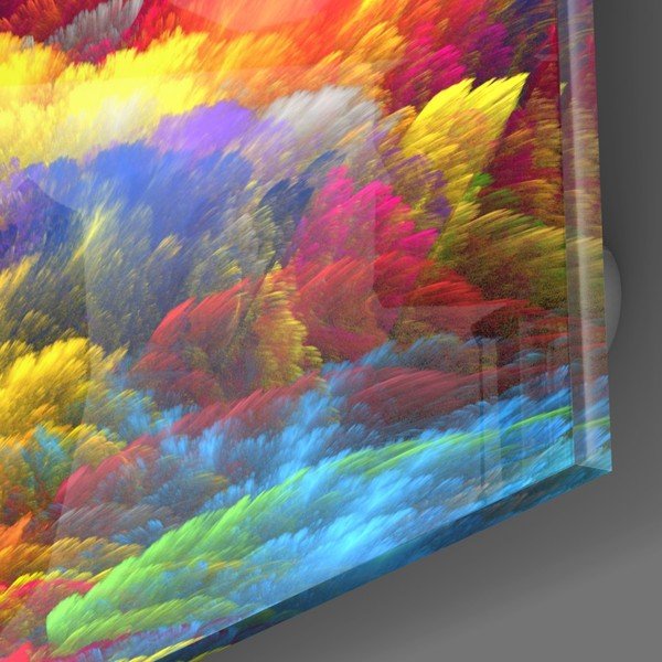 Tablou din sticlă Insigne Color Burst, 40 x 40 cm-image-2
