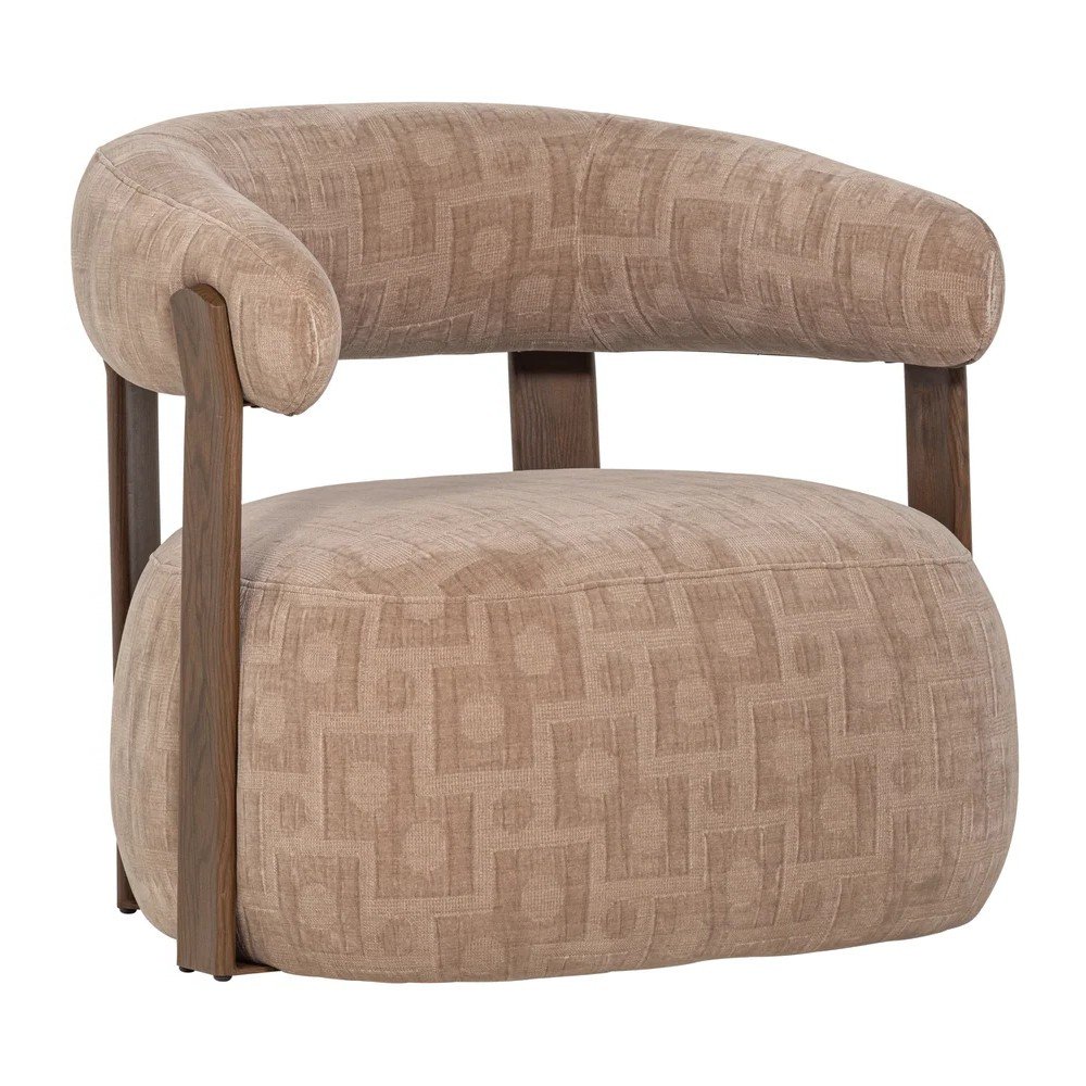 Fotoliu bej Foon âu0080WOOOD