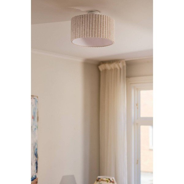 Plafonieră bej din in ø 40 cm Alina – Jotex-image-2