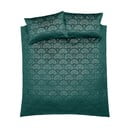 Lenjerie de pat verde pentru pat dublu, extinsă 230x220 cm Art Deco Pearl – Catherine Lansfield