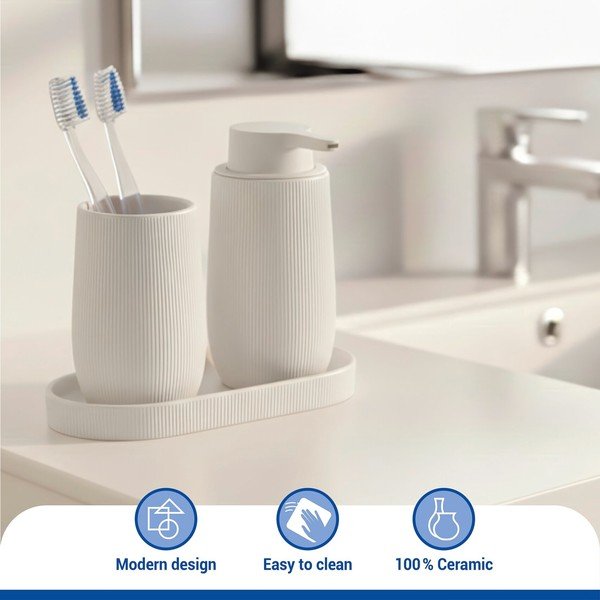 Organizator de baie crem din ceramică Fablo – Wenko-image-4