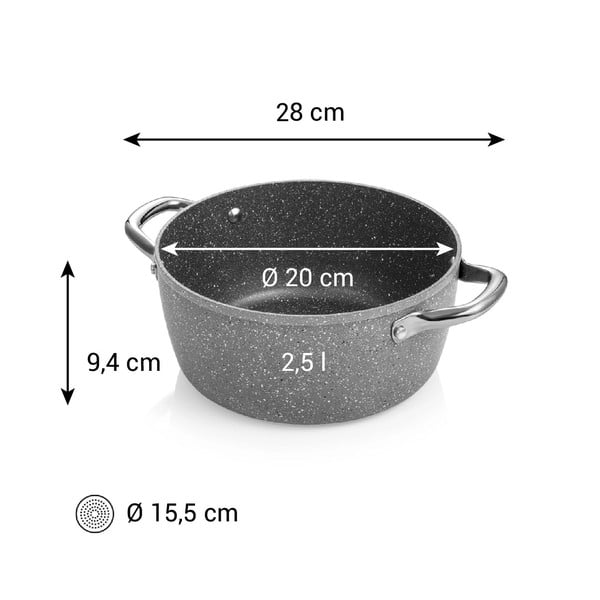 Oală din aluminiu 2,5 l adecvată pentru plita cu inducție i-Premium – Tescoma-image-3