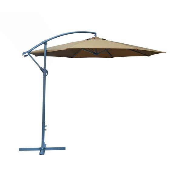 Umbrelă de soare maro ø 350 cm - Rojaplast