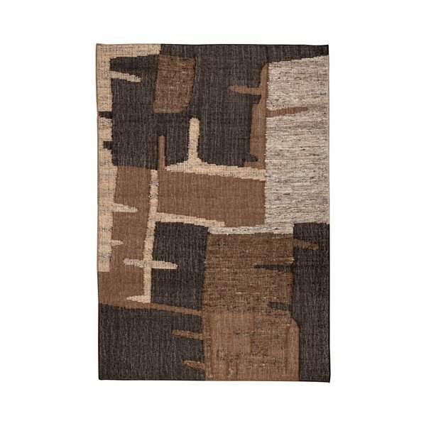 Covor maro din lână 160x230 cm Briton – Dutchbone