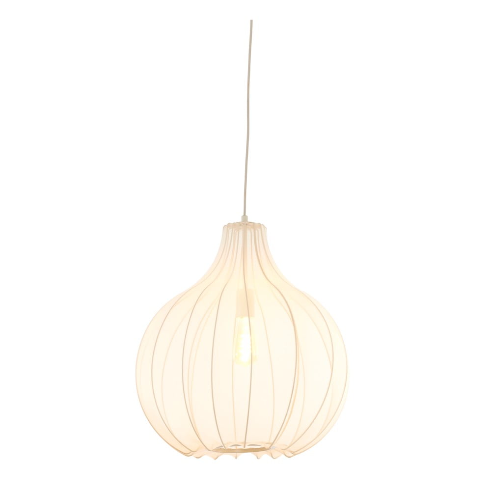 Lustră bej cu abajur textil ø 50 cm Elati – Light & Living