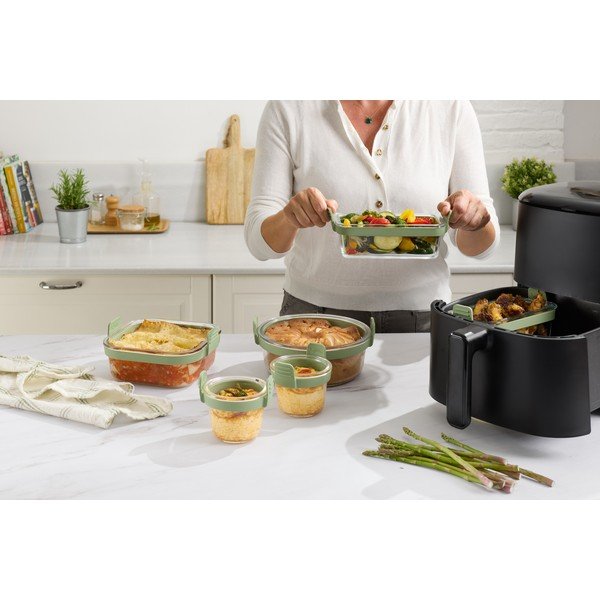 Formă de copt din sticlă 20,5x19,5 cm – Lékué-image-2