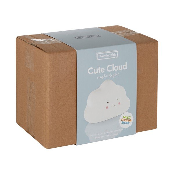 Lampă de veghe pentru copii albă LED Ola – Premier Housewares-image-1