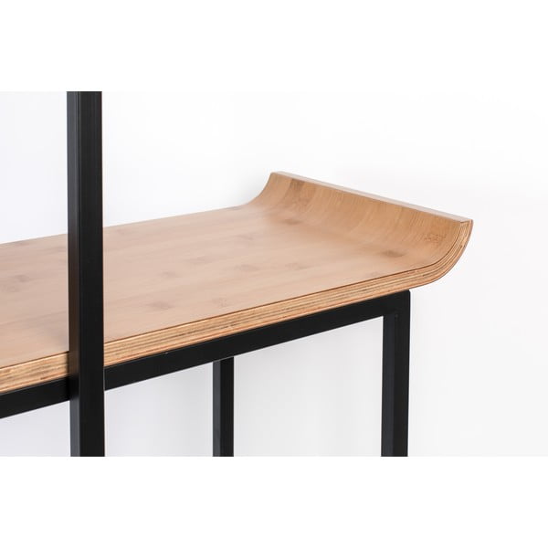 Etajeră din bambus negru-natural  114x148 cm Flodka – Zuiver-image-1