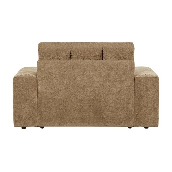 Fotoliu maro deschis cu tapițerie din chenille Second date – WOOOD-image-2