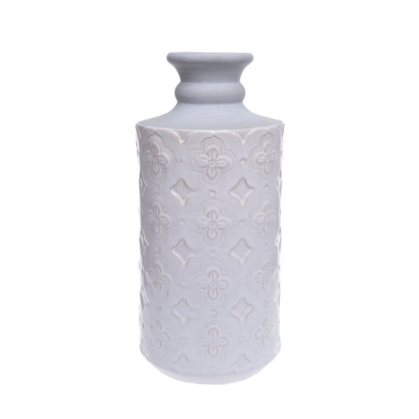 Vază din ceramică Ewax Petals, 30 cm, alb