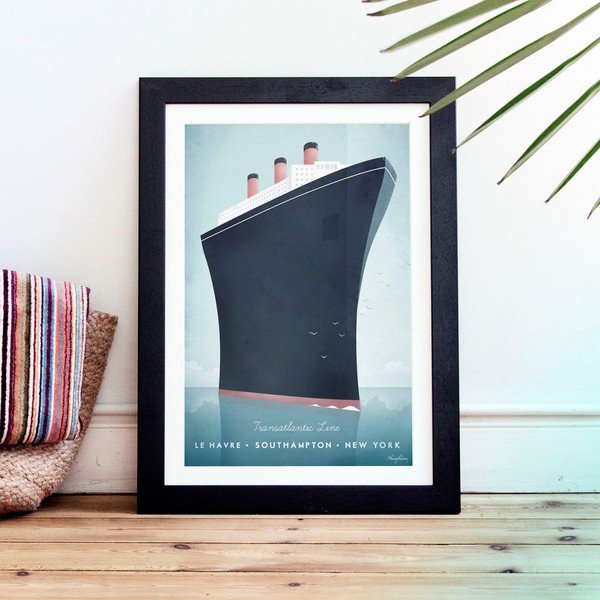 Poster Travelposter Cruise Ship, A2-image-1