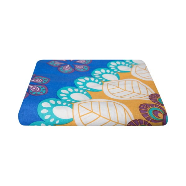 Pătură pentru plajă Sun & Surf Mandala Marga, albastru-image-1