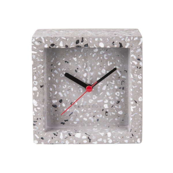 Ceas de masă deșteptător Karlsson Franky, gri