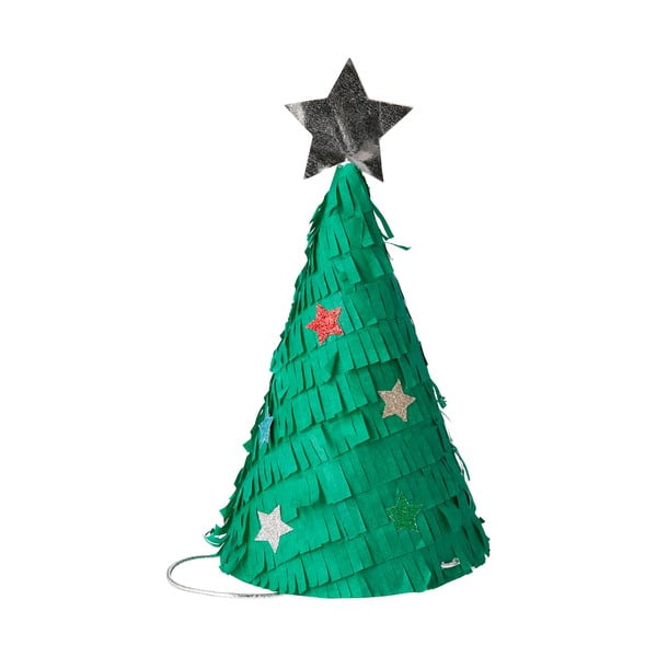 Pălării de petrecere  6 buc. Christmas Tree - Meri Meri