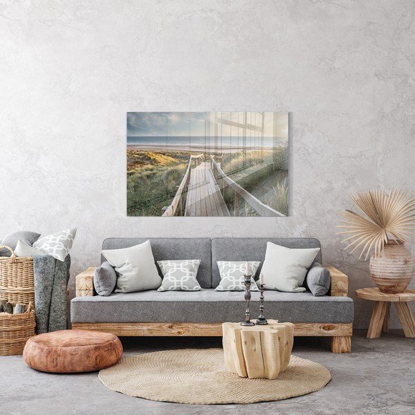 Tablou din sticlă Styler Sunset, 70 x 100 cm-image-1