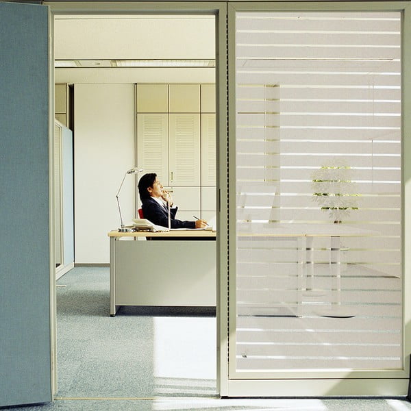 Autocolant mat pentru sticlă cu film protector Ambiance Lines, lungime 2 m-image-4