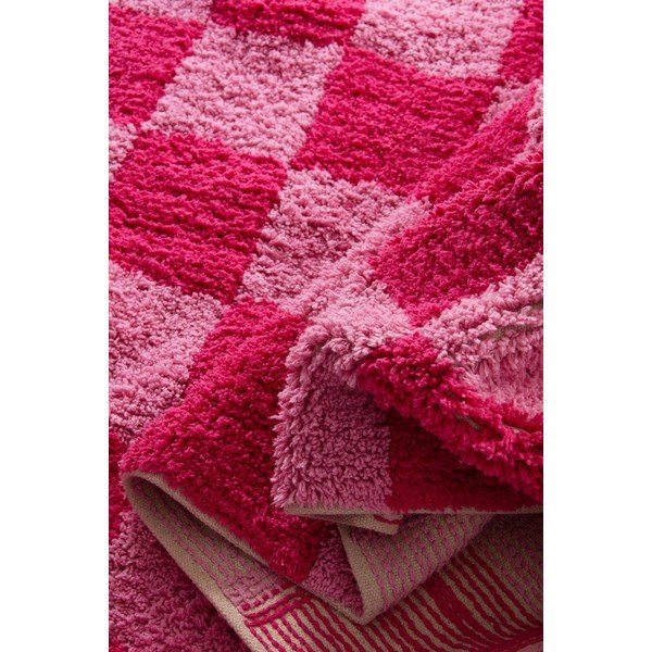 Covor roz/roz deschis din bumbac 200x300 cm Mela – Jotex-image-3
