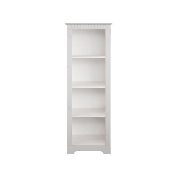 Bibliotecă albă din lemn de pin 50x135 cm Cubrix – Støraa-image-3