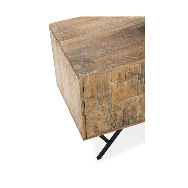 Comodă TV în culoare naturală din lemn de mango 175x55x40 cm Priya – MOME-image-2
