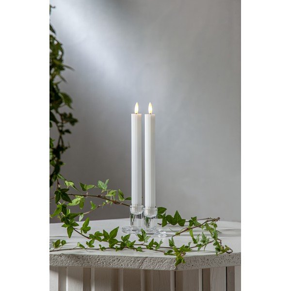 Lumânări LED 2 buc. (înălțime 25 cm) Flamme Stripe – Star Trading-image-3