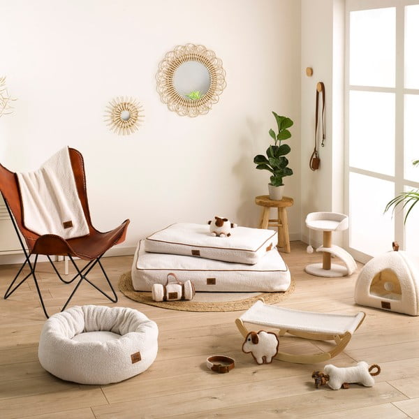 Pătură crem pentru câini 50x70 cm – Love Story-image-1