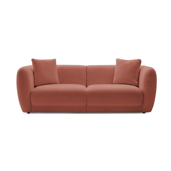 Canapea roșie 230 cm Bourbon – Bobochic Paris