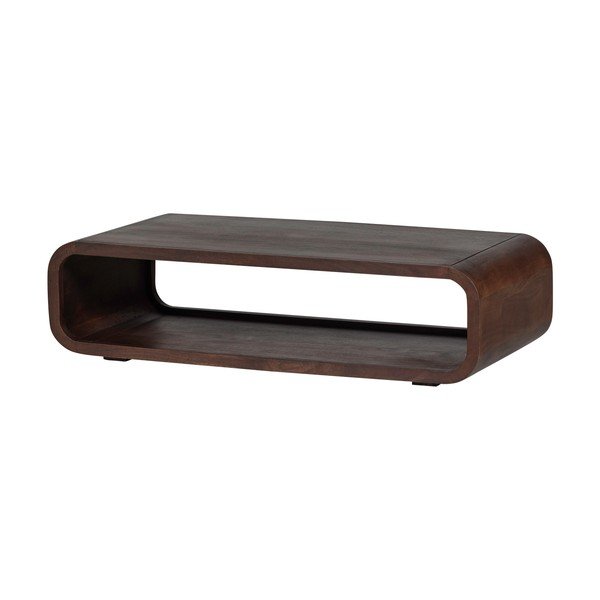 Măsuță de cafea în culoare naturală închisă din lemn de mango 60x120 cm Kinu – WOOOD-image-2