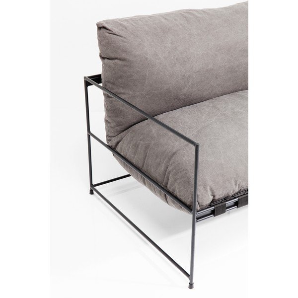 Canapea cu 2 locuri Kare Design Cornwall, gri-image-4