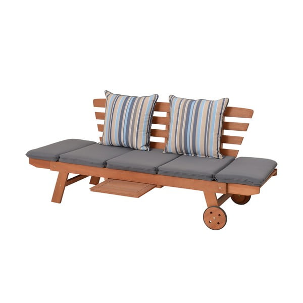 Bancă de grădină maro din lemn masiv Rincon – Garden Pleasure-image-4