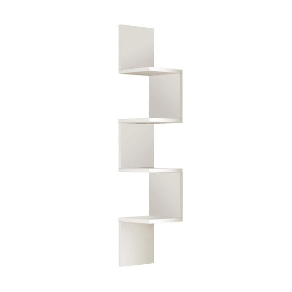 Bibliotecă de perete albă 22x117 cm Laura – Kalune Design