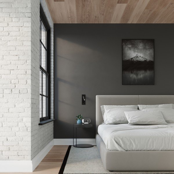 Aplică de perete neagră din metal Chimery – Sollux-image-4