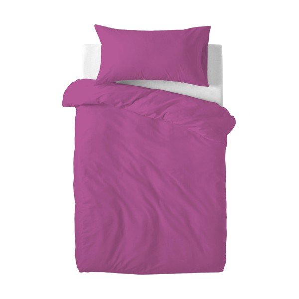 Față de pernă din bumbac Mr. Fox Basic, 75 x 50 cm, roz fucsia-image-2