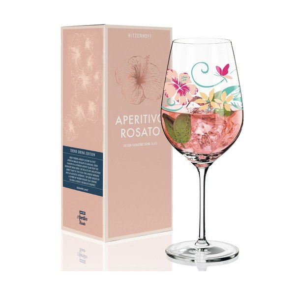 Pahar din sticlă cristalină Ritzenhoff Dominique Tage, 600 ml-image-1