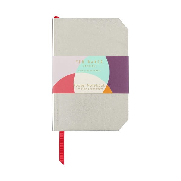 Agendă Ted Baker Colour By Numbers, auriu