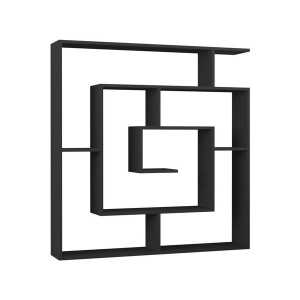 Bibliotecă Maze Anthracite, gri antracit