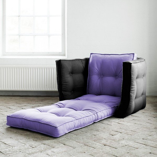 Fotoliu extensibil Karup Dice Violet/Gray-image-1