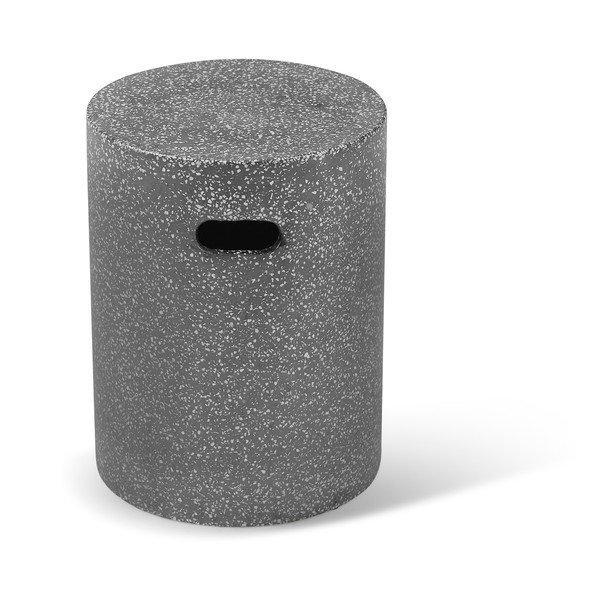 Măsuță auxiliară de grădină Bonami Selection Loris, ø 35 cm, negru-image-1