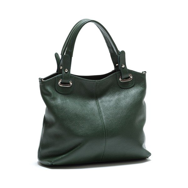 Geantă din piele Isabella Rhea no.1103, verde-image-3