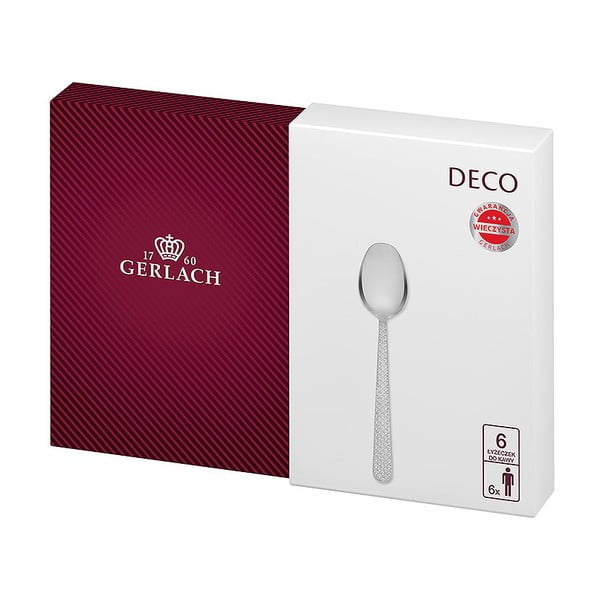 Set 6 lingurițe în cutie de cadou Gerlach