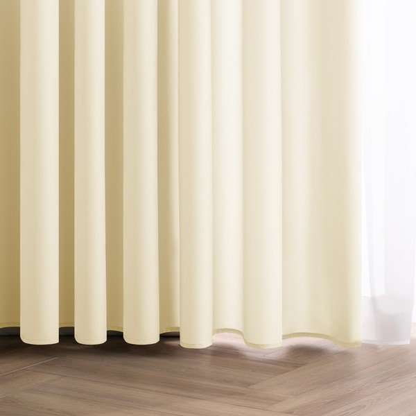 Draperie fildeș dimout (semi-opacă) 140x250 cm Carli Tie – Restilo-image-1