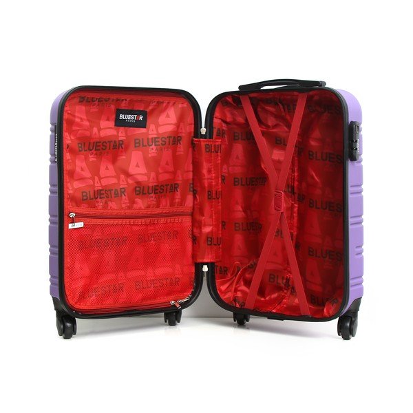 Valiză de mână, pe roți, Blue Star Bilbao, 35 l, mov-image-4