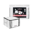 Cutie de depozitare pentru haine din material textil cu vacuum/cu pereți întăriți 42x25x25 cm Life – Compactor